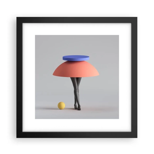 Poster în ramă neagră - Compoziție suprarealistă - 30x30 cm