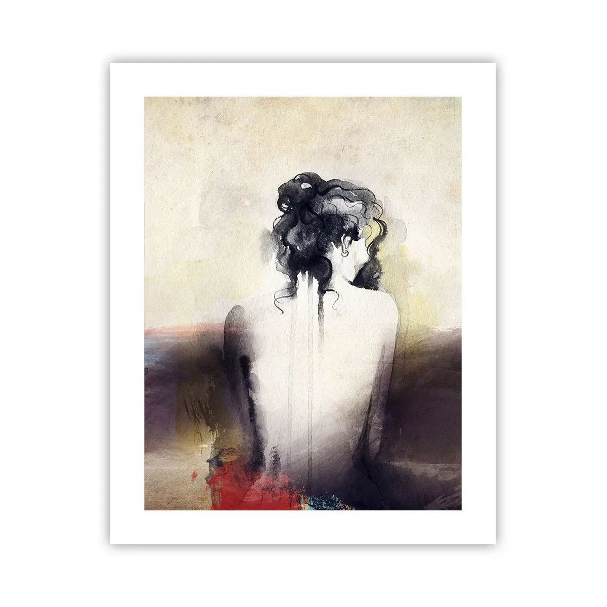 Poster - Linii moi, forme ovale - 40x50 cm