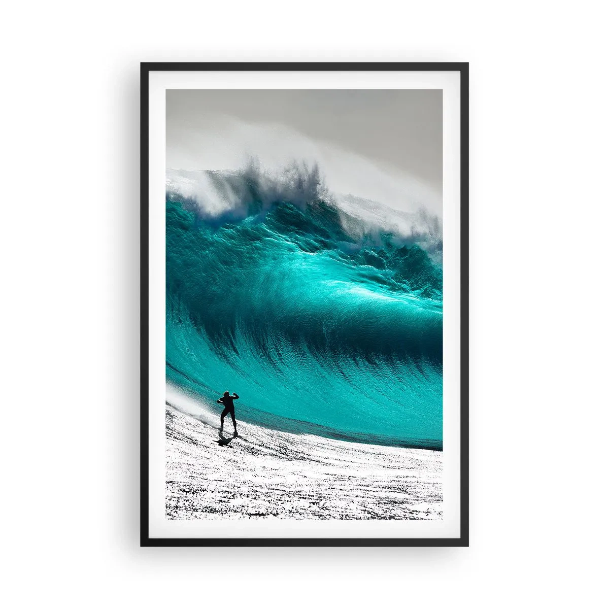 Poster în ramă neagră - Provocare acceptată - 61x91 cm