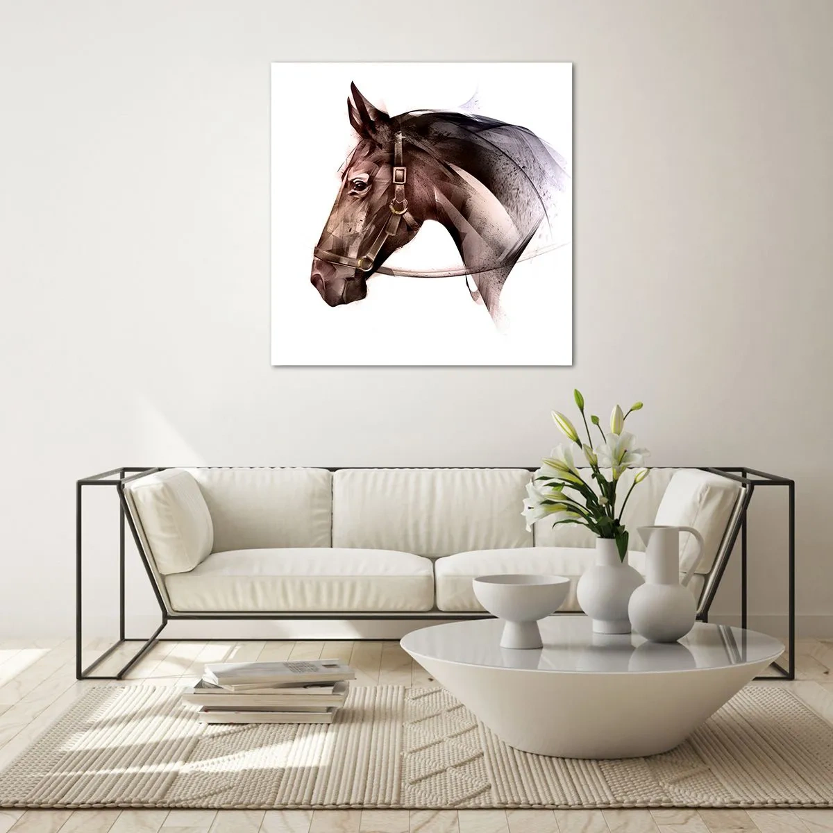 Tablou pe sticlă - Ce farmec - 70x70 cm