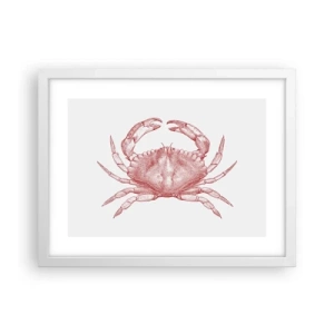 Poster în ramă albă - Crab peste crabi - 40x30 cm