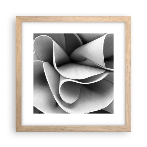 Poster în ramă de stejar deschis - Se întâmplă în spațiu - 30x30 cm