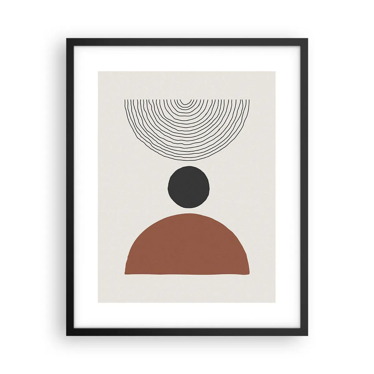 Poster în ramă neagră - În centrul atenției - 40x50 cm