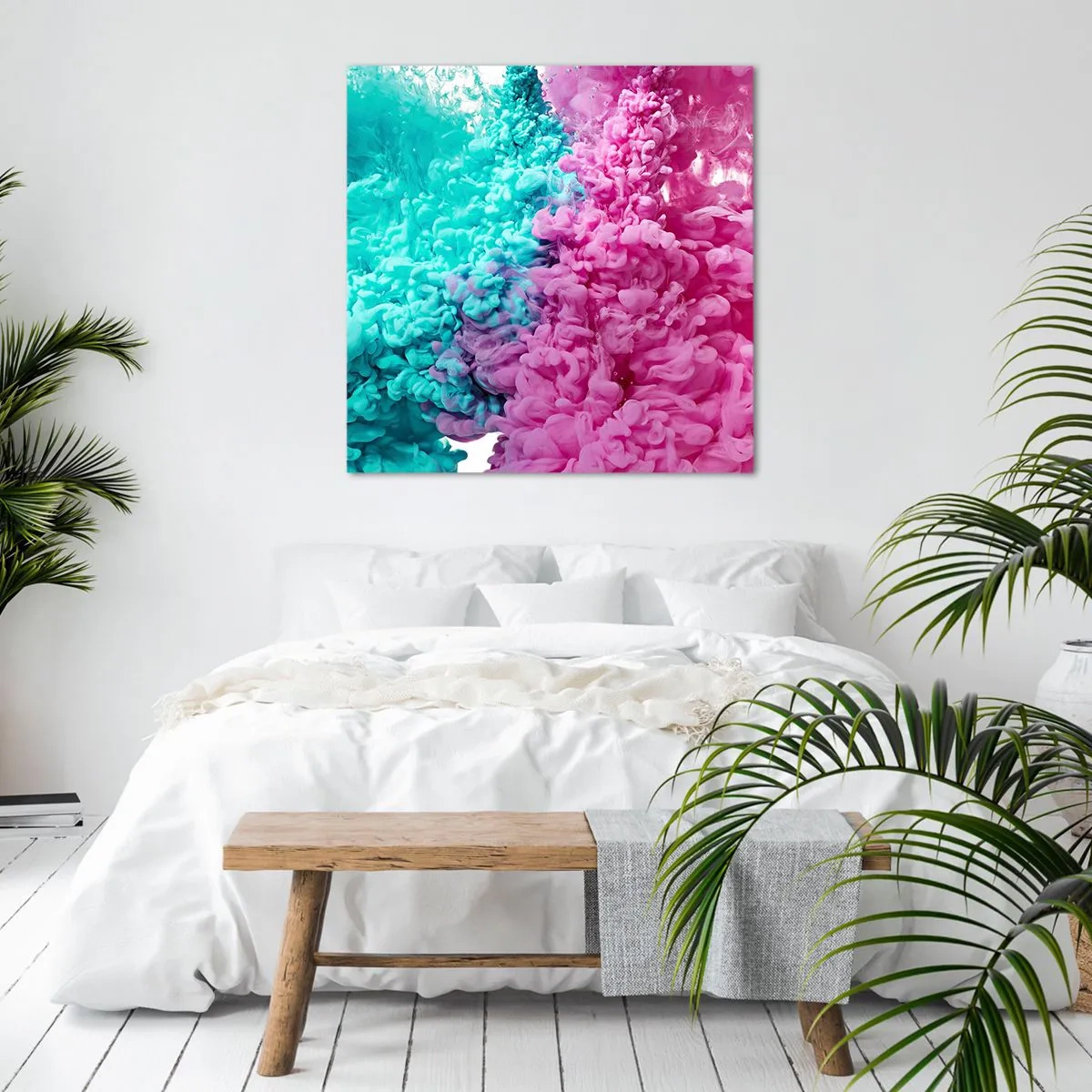 Tablou pe pânză - O ciocnire decisivă - 60x60 cm