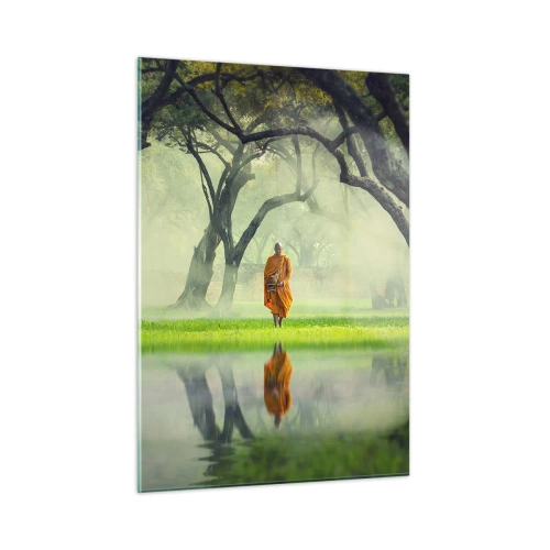 Tablou pe sticlă - Pe drumul spre iluminare - 50x70 cm
