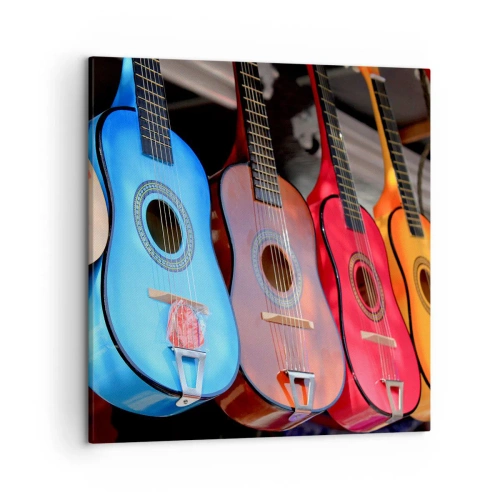 Tablou pe pânză - Vibrații latino - 50x50 cm