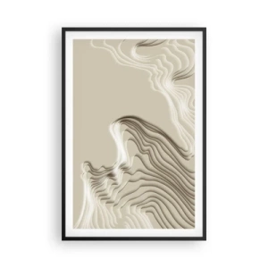 Poster în ramă neagră - Topografia artei - 61x91 cm