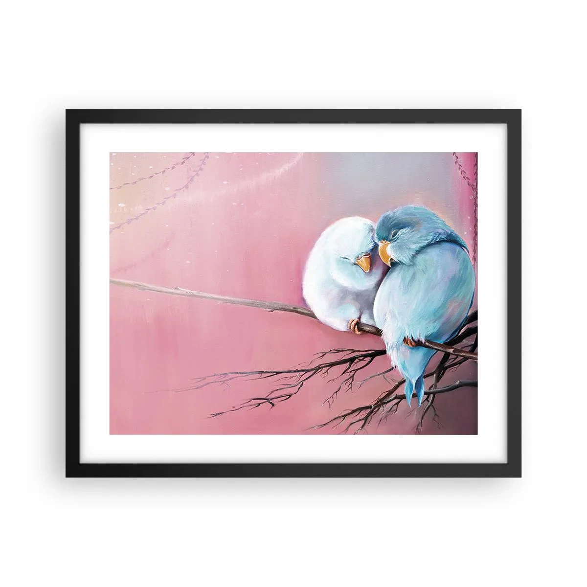 Poster în ramă neagră - Ce mai este de adăugat?... - 50x40 cm