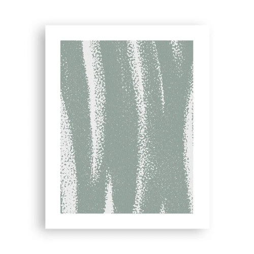 Poster - Abstracție în stil de iarnă - 40x50 cm
