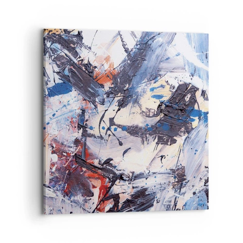 Tablou pe pânză - Dansul nebun al abstracției - 70x70 cm