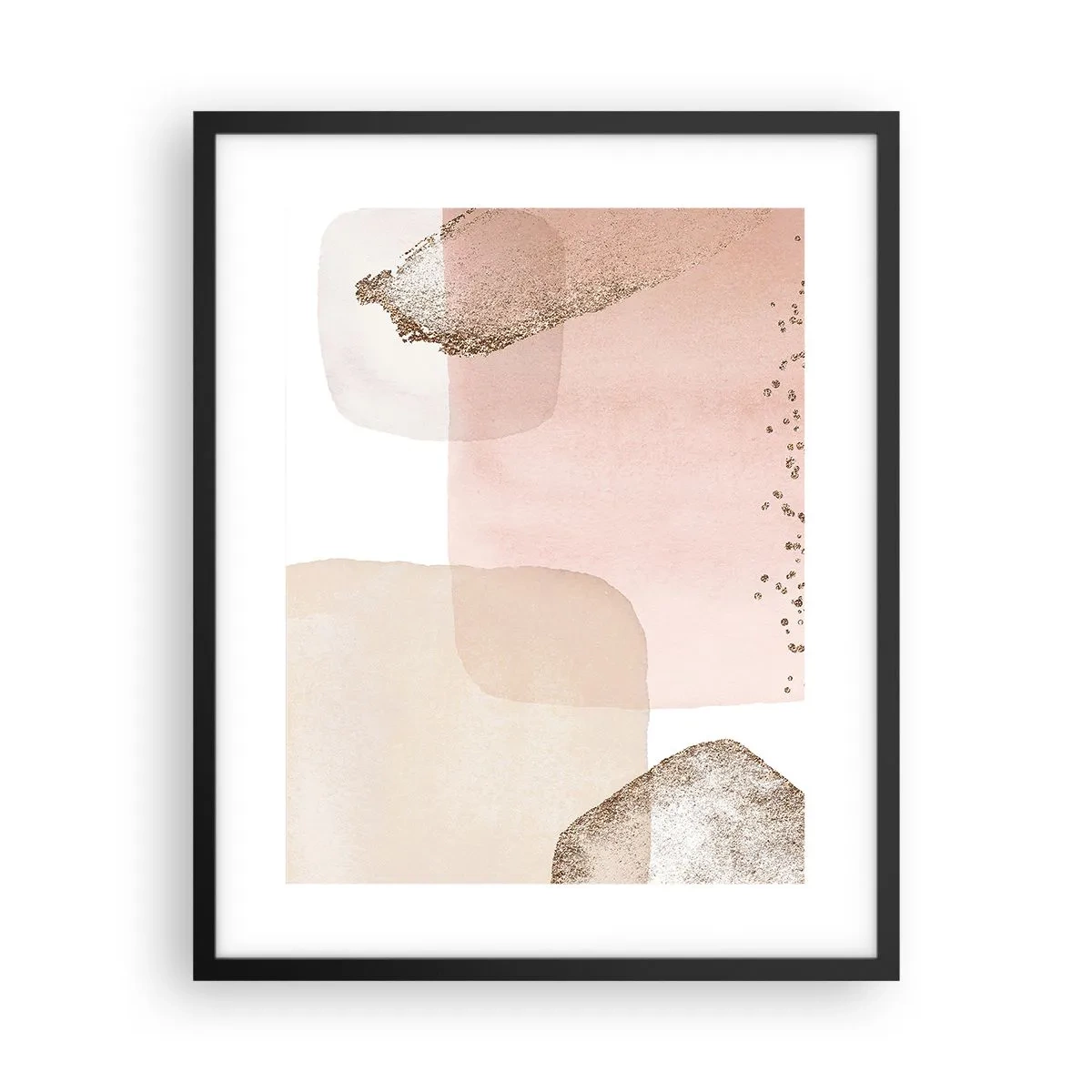 Poster în ramă neagră - O privire prin culoare - 40x50 cm