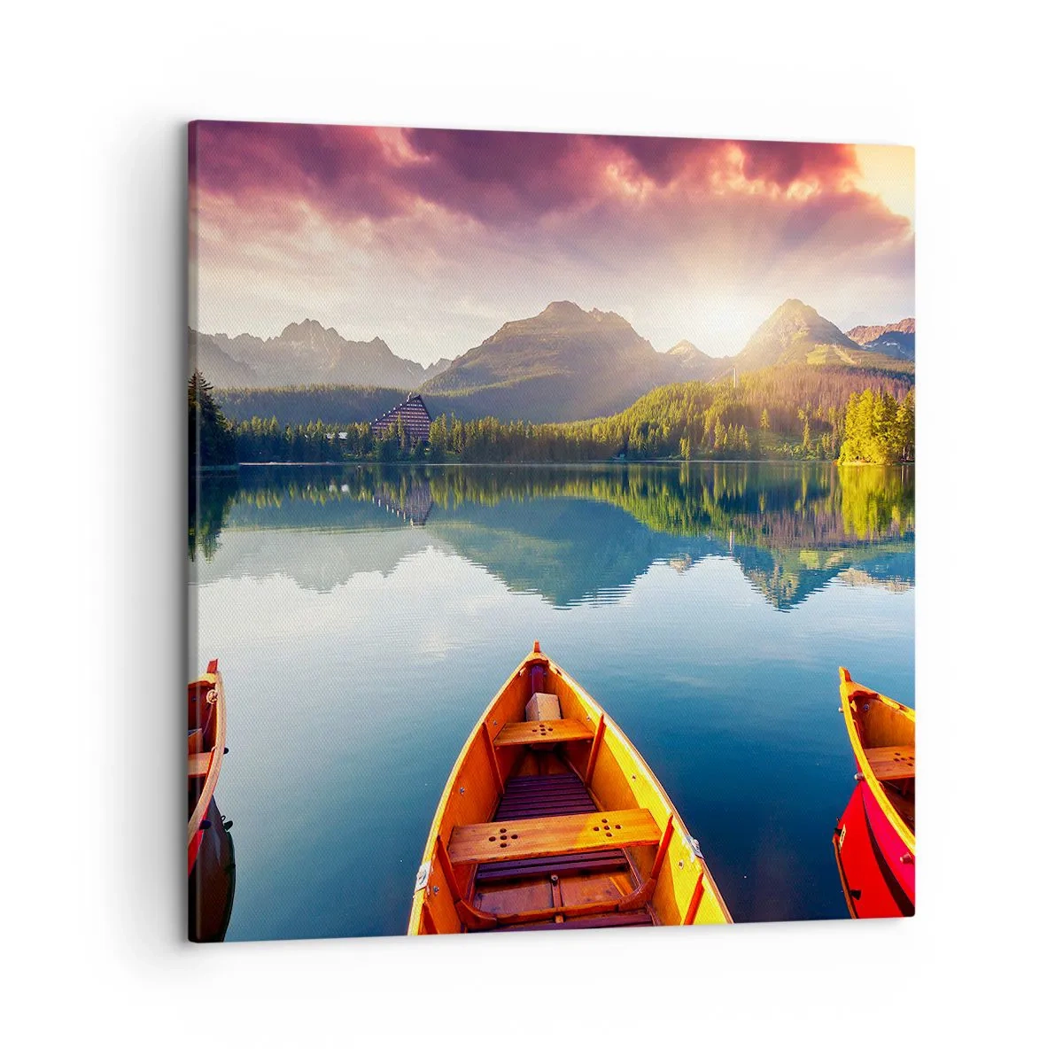 Tablou pe pânză - Nimic împotriva naturii - 50x50 cm