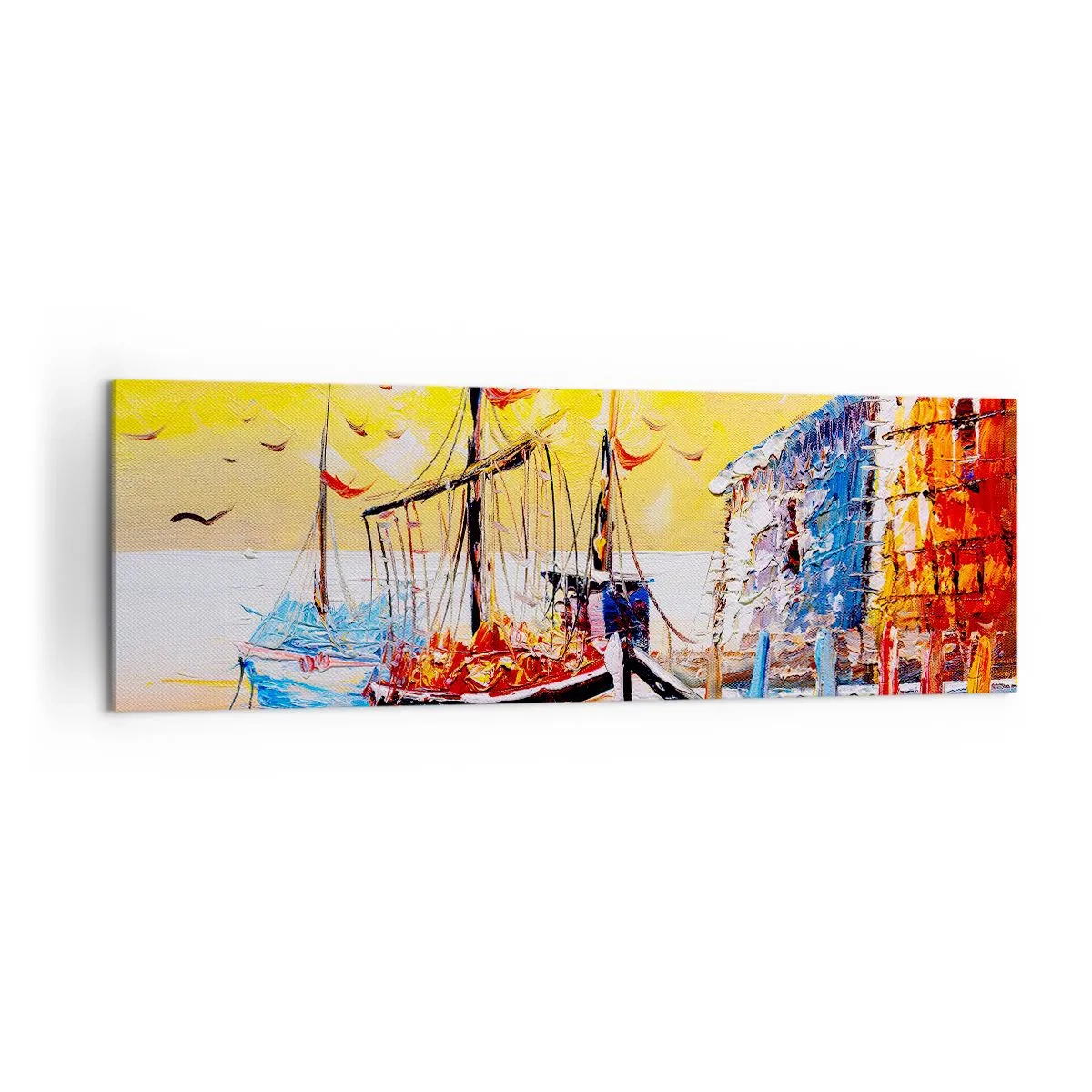 Tablou pe pânză - Întoarcere fericită - 160x50 cm