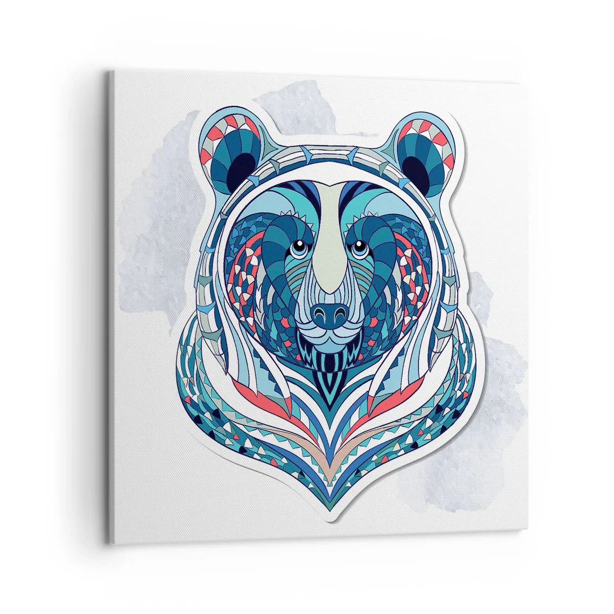 Tablou pe pânză - Trăiască Groenlanda! - 50x50 cm