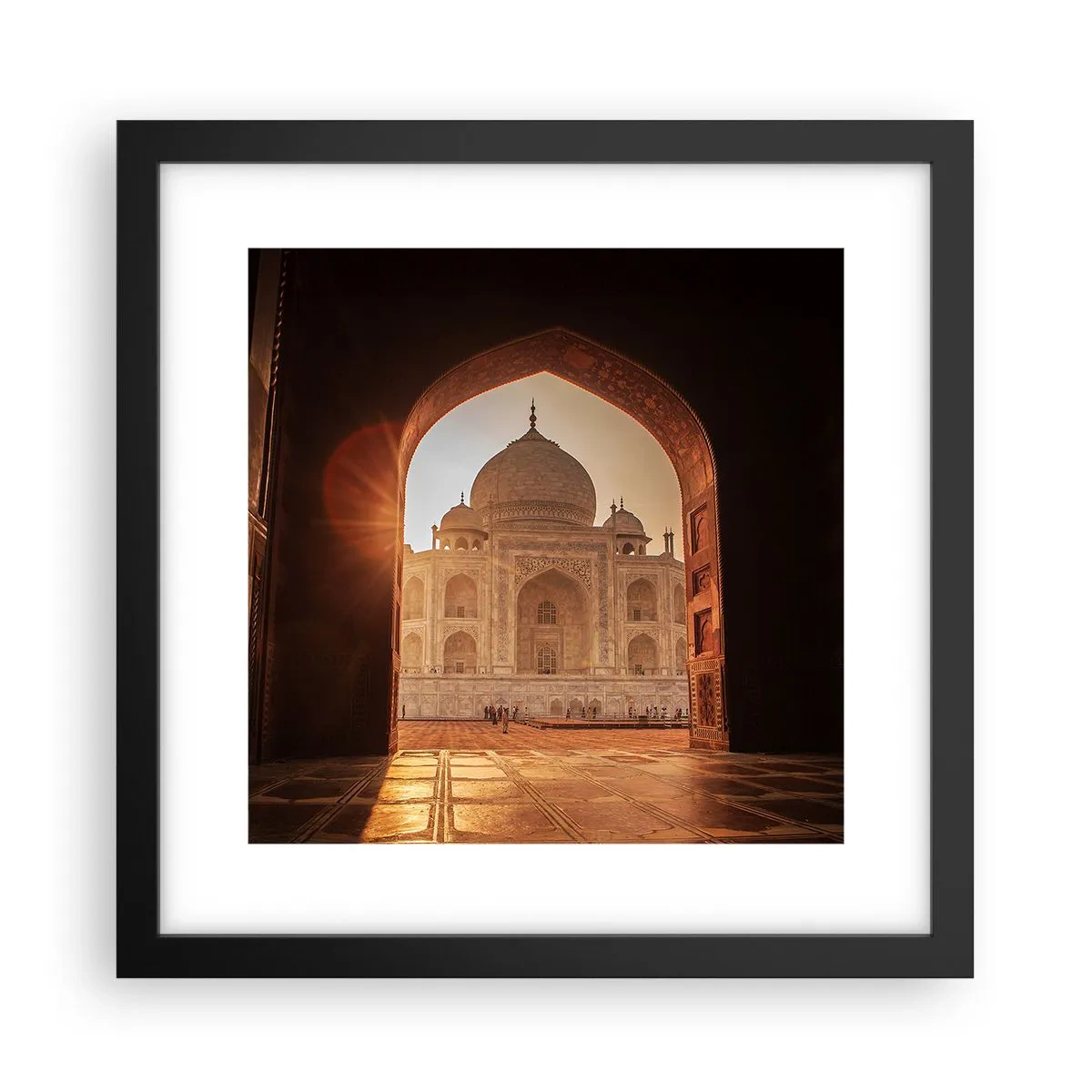 Poster în ramă neagră - Un monument al iubirii nepământene - 30x30 cm