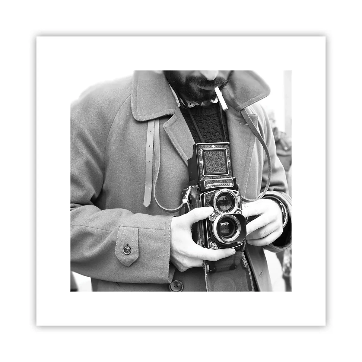 Poster - În stilul retro - 30x30 cm