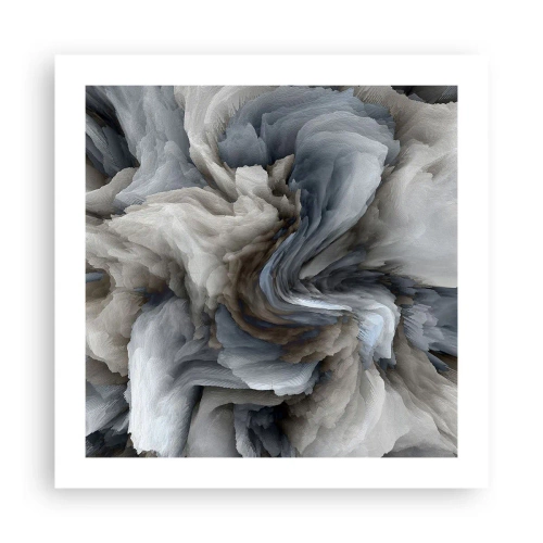 Poster - Piatră și floare - 50x50 cm