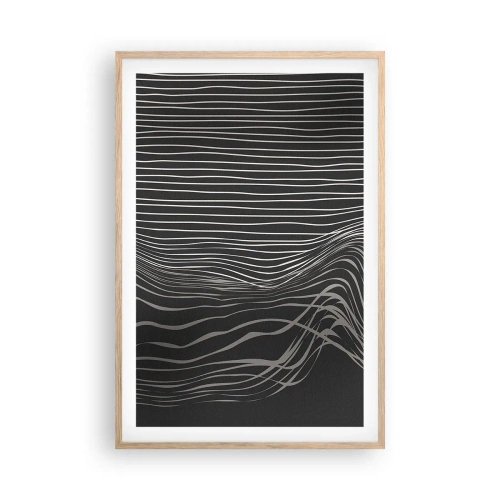 Poster în ramă de stejar deschis - Ritm și accent - 61x91 cm