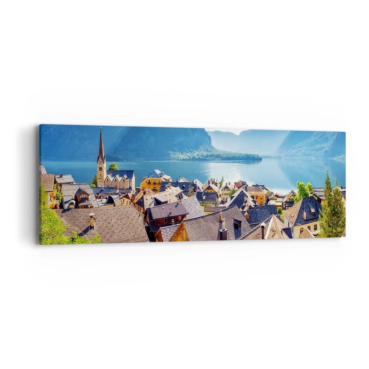 Tablou pe pânză - Nici că se putea mai pitoresc - 90x30 cm