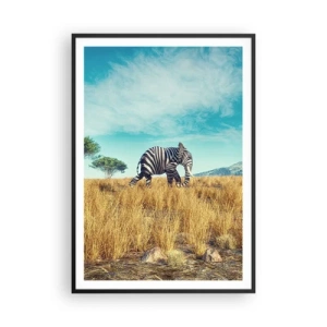 Poster în ramă neagră - Griul nu mai este la modă - 70x100 cm