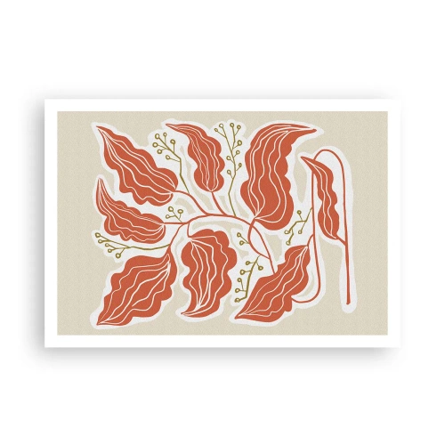 Poster - Folk și coral - 100x70 cm