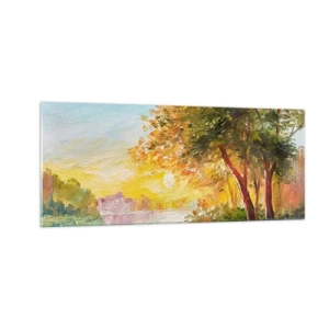 Tablou pe sticlă - Et in Arcadia ego - 100x40 cm