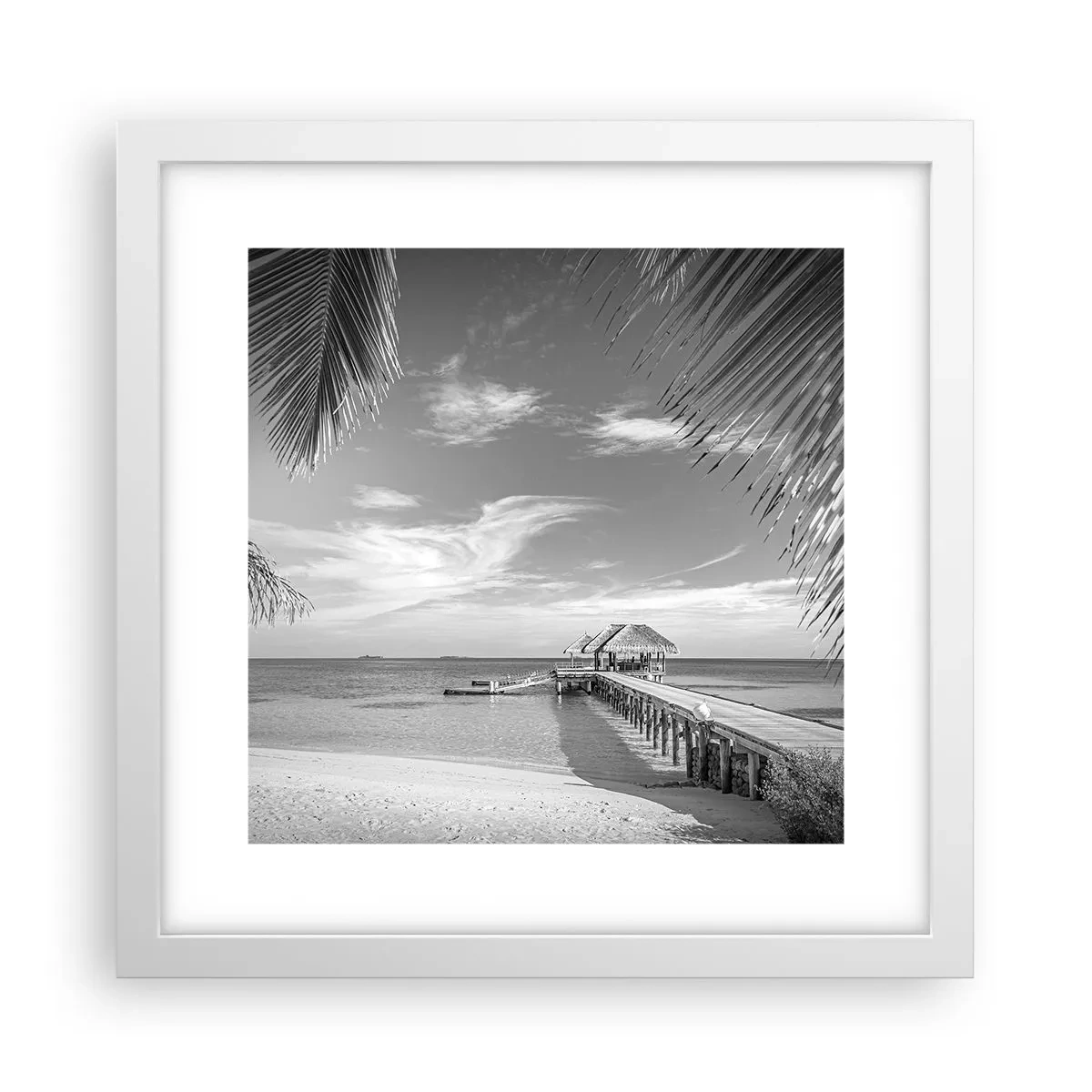 Poster în ramă albă - O amintire sau un vis? - 30x30 cm