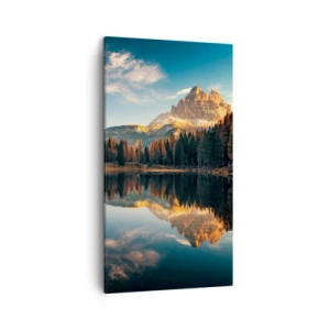 Tablou pe pânză - Peisaj dublat - 45x80 cm