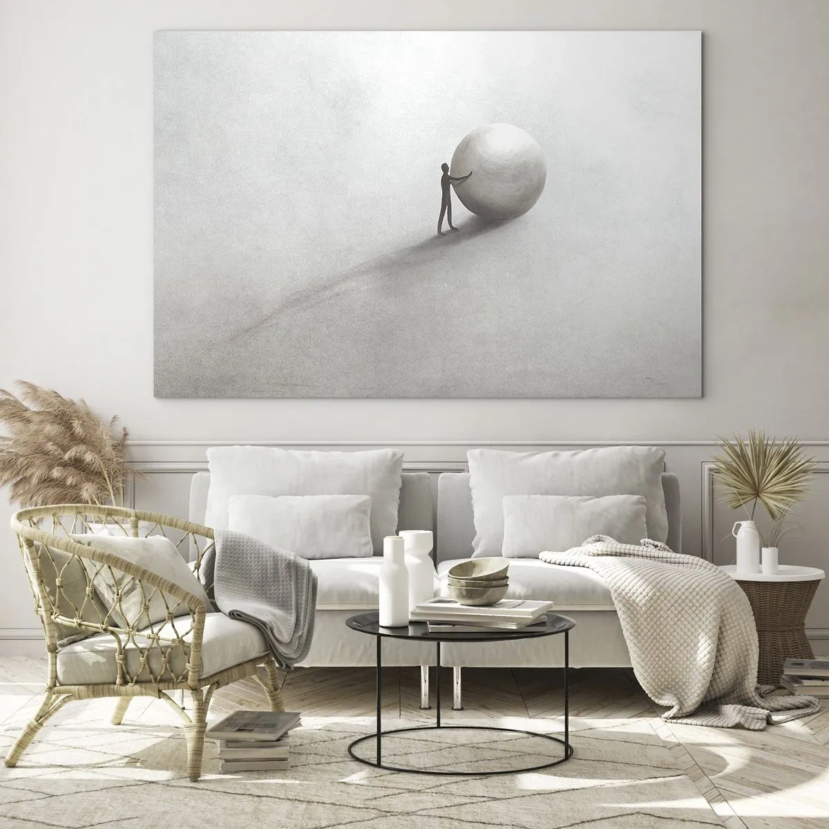 Tablou pe sticlă - Jocul vieții - 120x80 cm