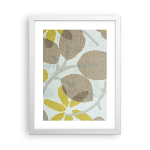 Poster în ramă albă - Compoziție în plin soare - 30x40 cm