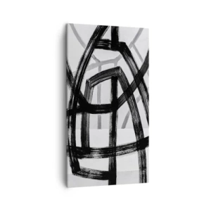 Tablou pe pânză - Construind adâncimea - 45x80 cm