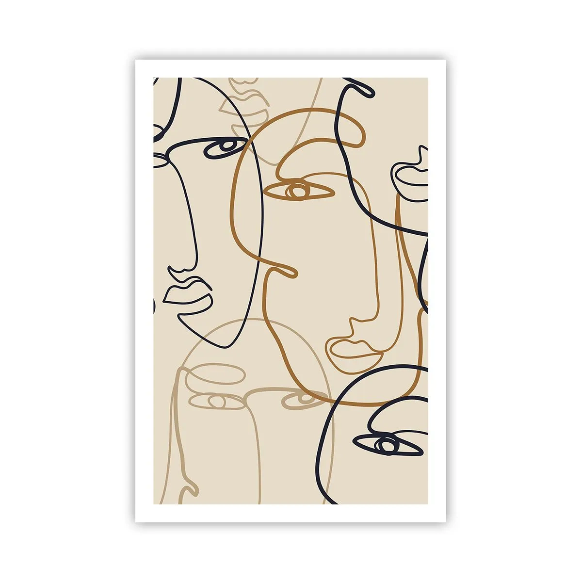 Poster - Portret multiplicat - 61x91 cm