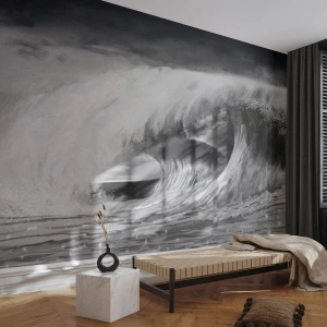 Tapet Premium Sand - Mânia oceanului - Mare, Ocean, Val înalt - 100x70 cm