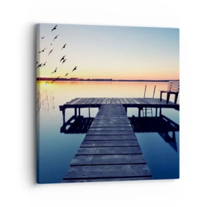 Tablou pe pânză - A fost o zi bună - 30x30 cm