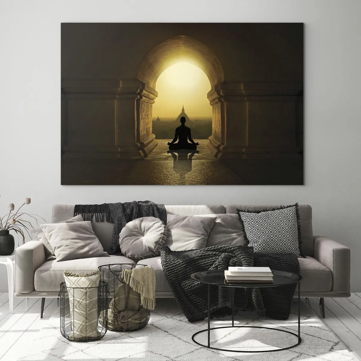 Tablou pe sticlă - Armonie completă - 120x80 cm