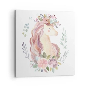 Tablou pe pânză - O invitație în lumea basmelor - 60x60 cm