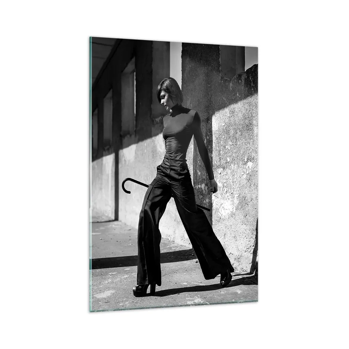 Tablou pe sticlă -  Eleganță urbană - 80x120 cm