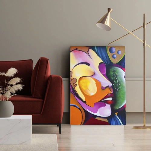 Tablou pe pânză - Atingere de culoare - 45x80 cm