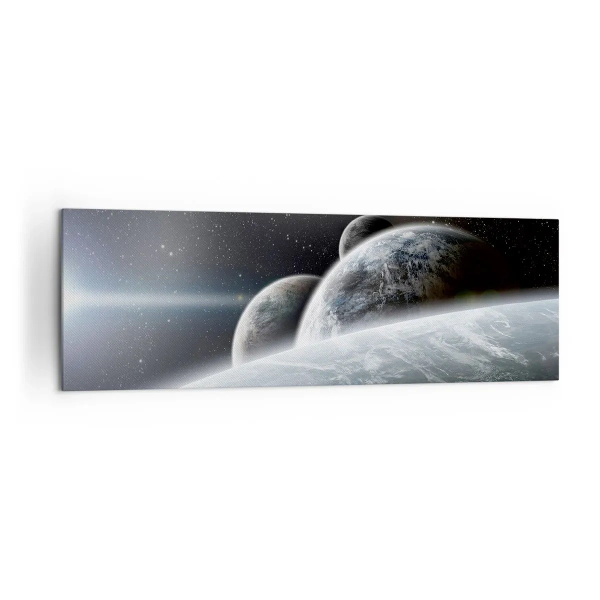 Tablou pe pânză - Muzica cosmică a sferelor - 160x50 cm