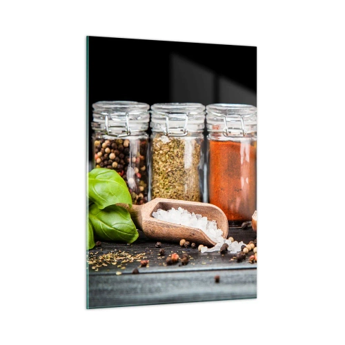 Tablou pe sticlă - Pentru a da un gust vieții - 50x70 cm