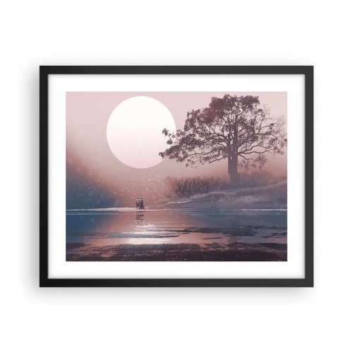 Poster în ramă neagră - Minuni nocturne - 50x40 cm