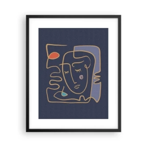 Poster în ramă neagră - În reverie - 40x50 cm