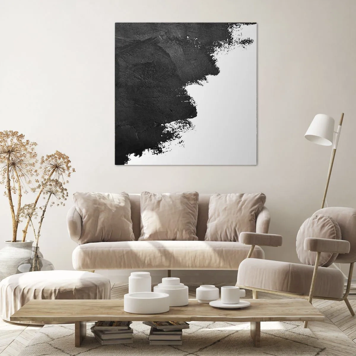 Tablou pe pânză - Elemente: pământ - 50x50 cm