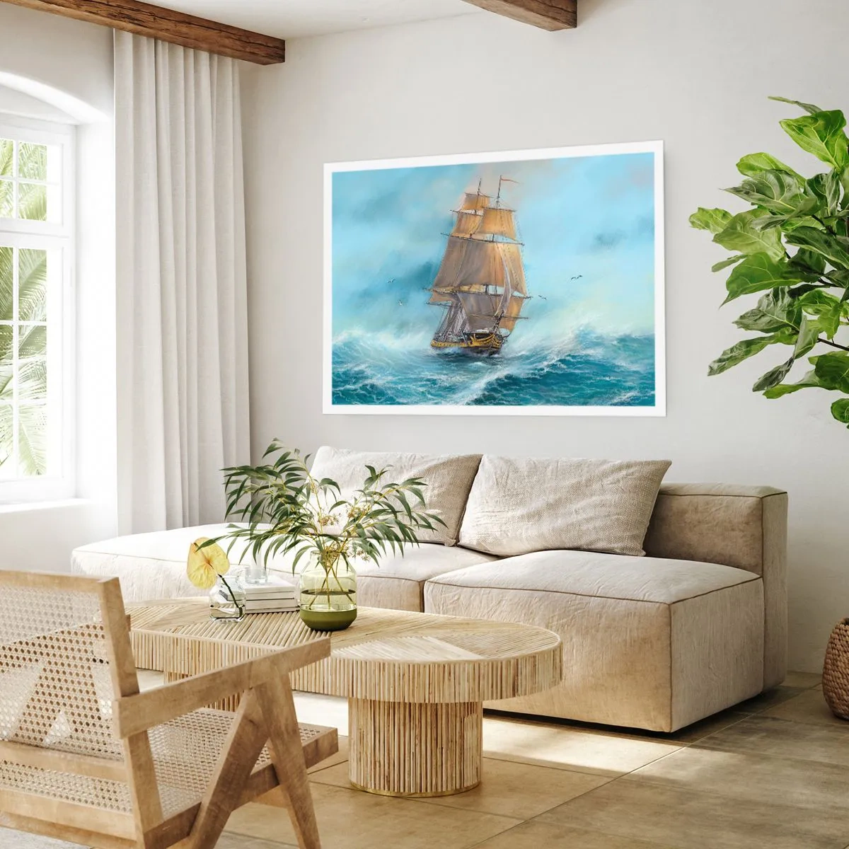 Poster - Rulează pe valuri - 40x30 cm