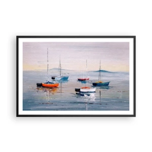 Poster în ramă neagră - O odihnă binemeritată - 91x61 cm