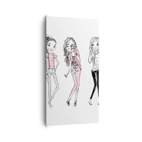 Tablou pe pânză - Hai la distracție - 65x120 cm