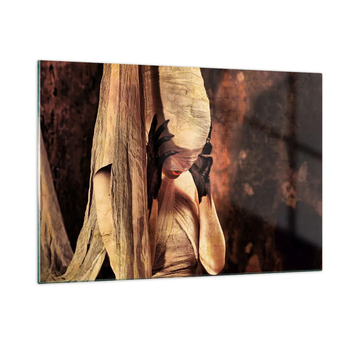 Tablou pe sticlă - Între bine și rău - 120x80 cm