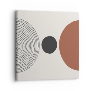 Tablou pe pânză - În centrul atenției - 40x40 cm