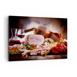 Tablou pe pânză - Un vis culinar cu o carafă - 100x70 cm