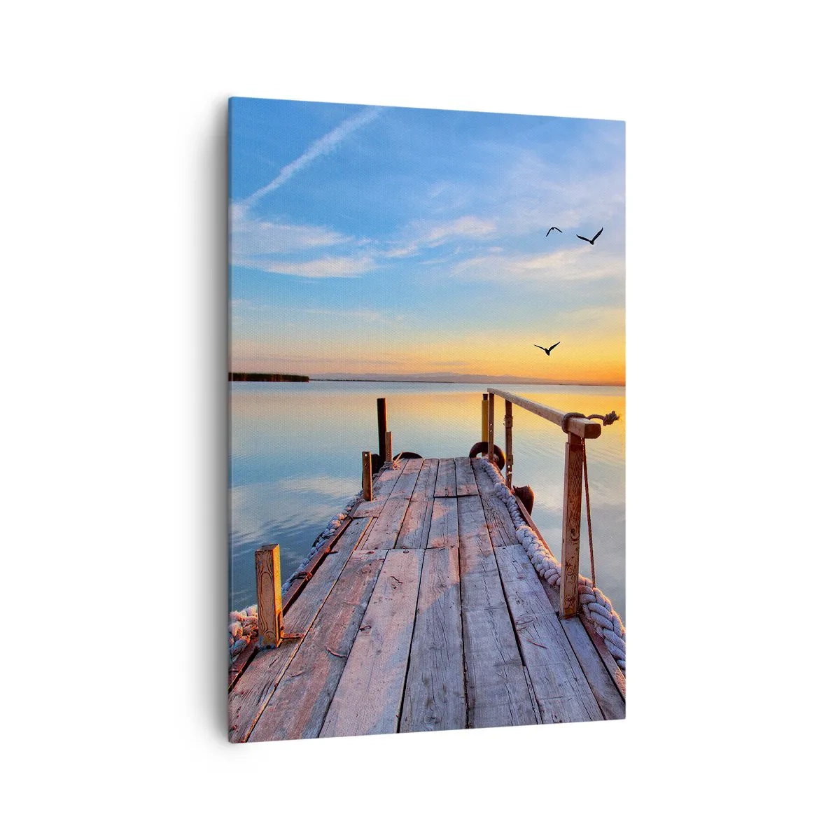 Tablou pe pânză - Mergând înainte spre soare - 70x100 cm